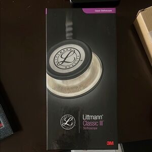 3M Littmann Classic III Stethoscope - Black and Silver